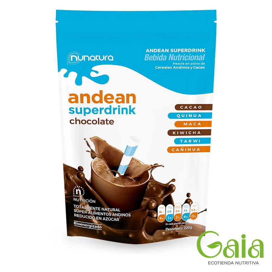 Andean Superdrink Chocolate Nunatura 200g